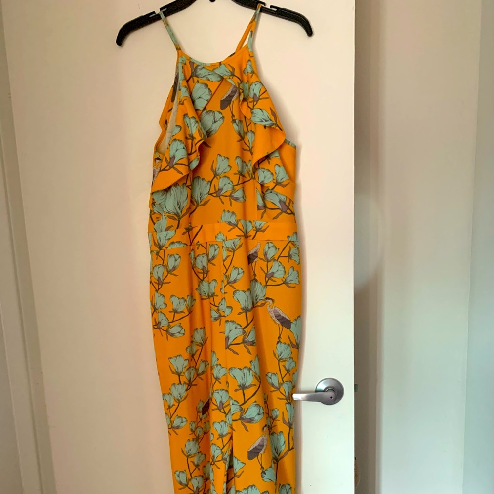Anthropology wide leg jumpsuit!